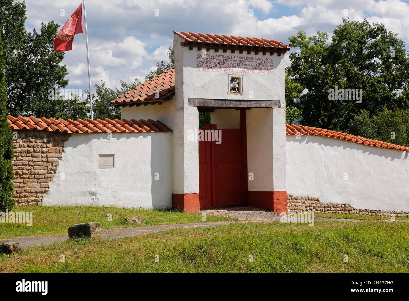 Roman openair museum Villa Rustica, HechingenStein, BadenWürttemberg