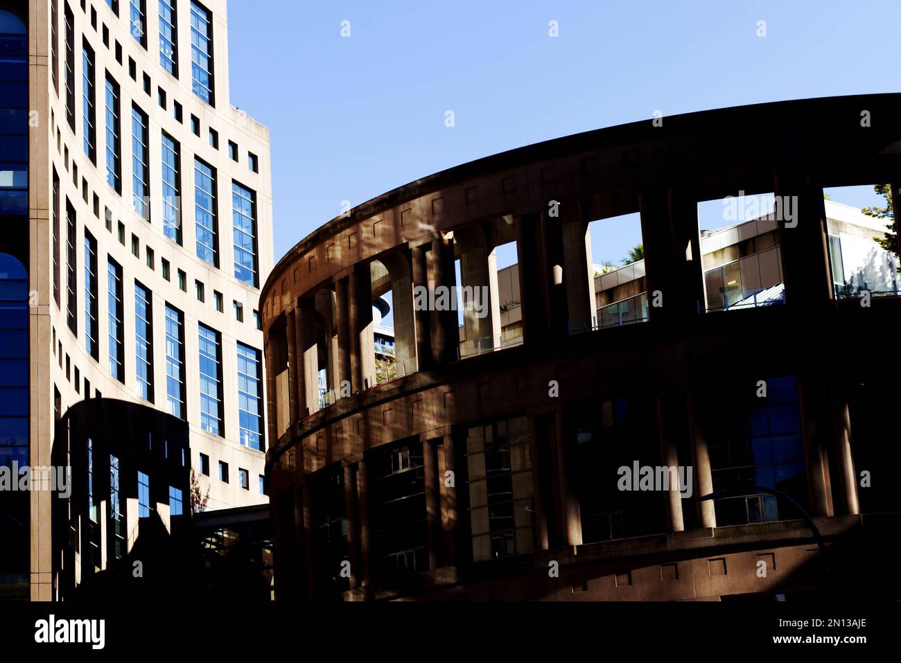 Vancouver Public Library in the downtown - Canada Stock Photo