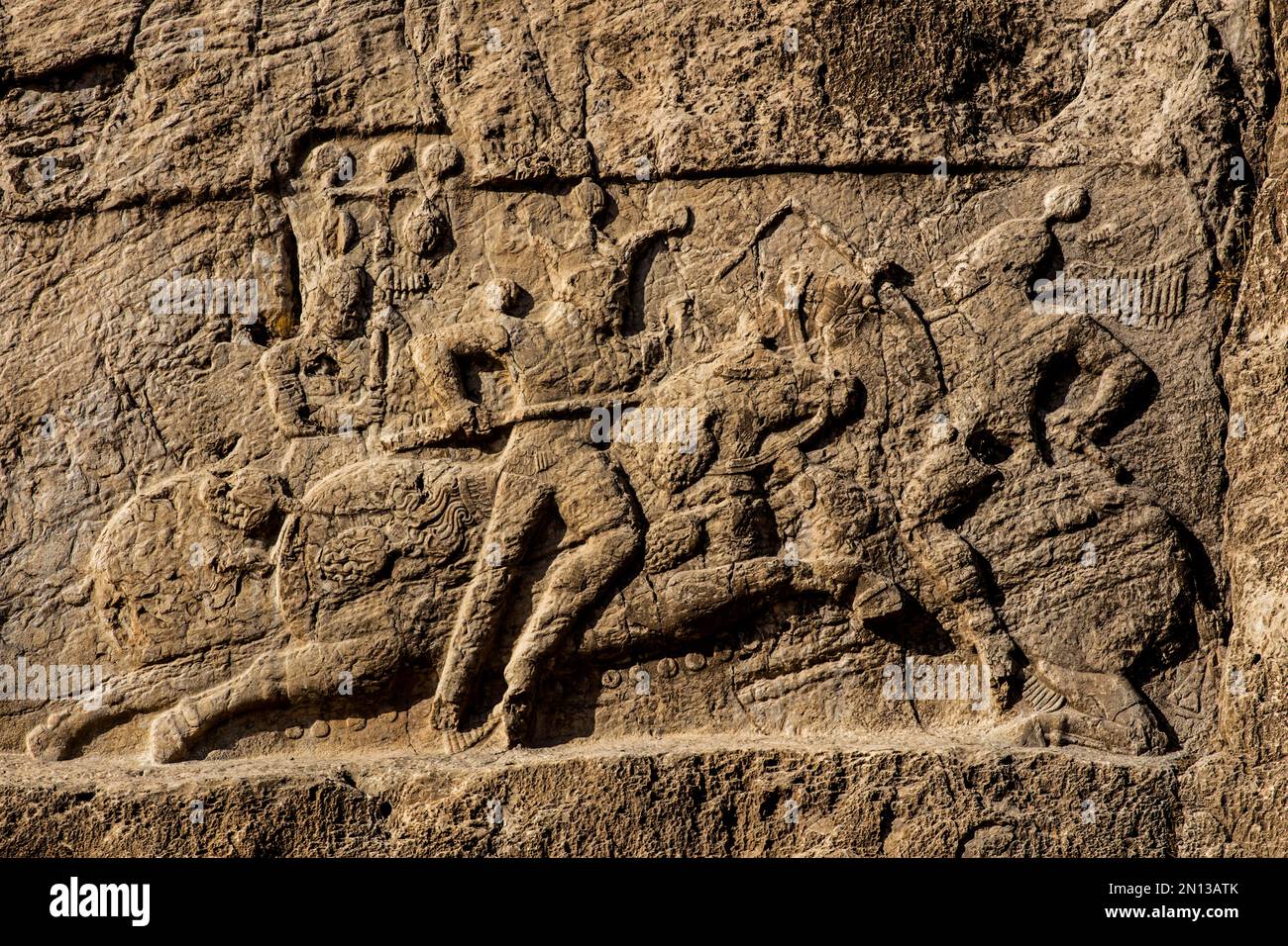 Battle Scene of Bahram II Naqsh-e Rostam, Rock Tombs of the Great Kings ...
