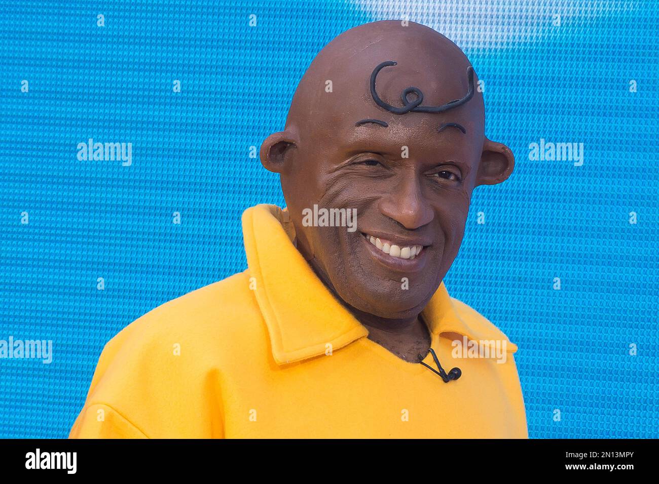 Al Roker dresses as Charlie Brown from "Peanuts" during NBC's "Today" show  Halloween costume episode at Rockefeller Plaza on Friday, Oct. 30, 2015, in  New York. (Photo by Charles Sykes/Invision/AP Stock Photo -