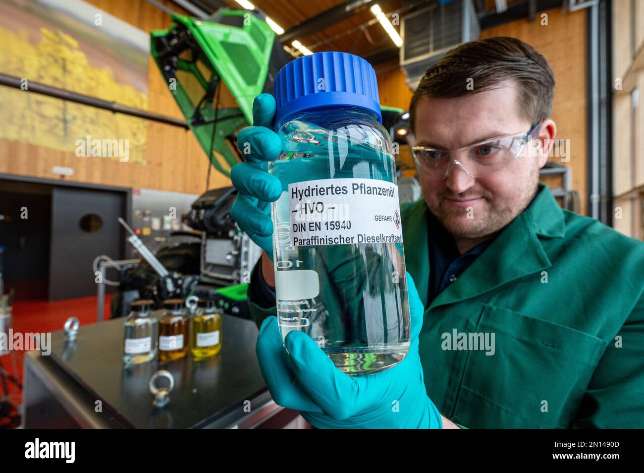 Straubing, Germany. 02nd Feb, 2023. Johannes Ettl of the Competence