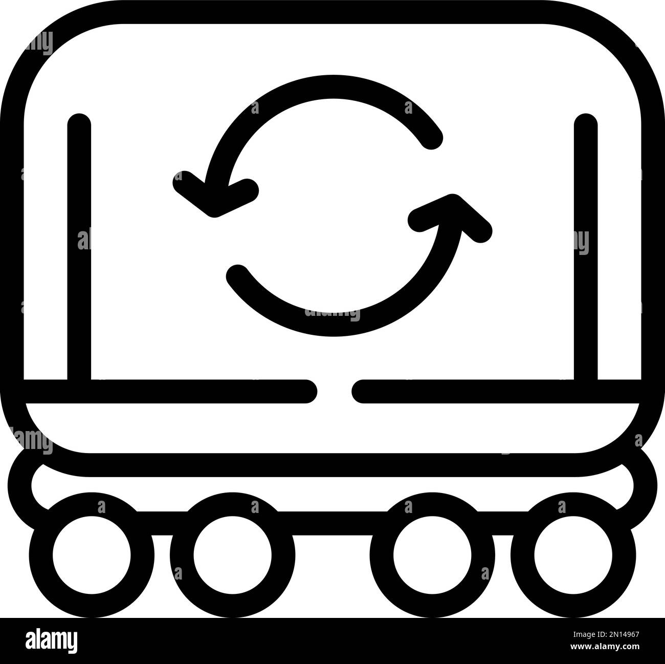Fuel biochar icon outline vector. Renewable energy. Space station Stock ...