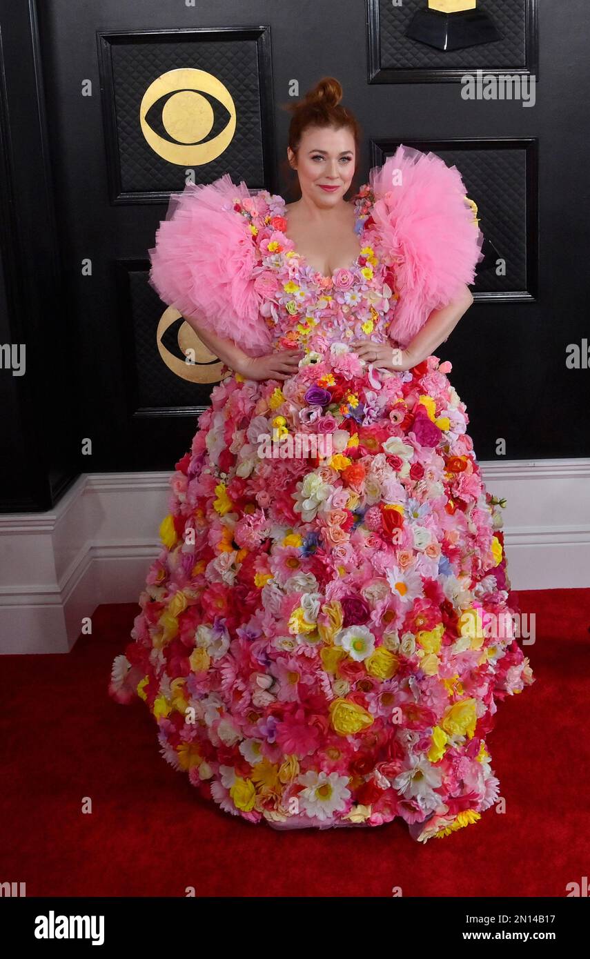 Los Angeles, United States. 05th Feb, 2023. Alisha Gaddis attends the 65th annual Grammy Awards at the Crypto.com Arena in Los Angeles on Sunday, February 5, 2023. Photo by Jim Ruymen/UPI Credit: UPI/Alamy Live News Stock Photo