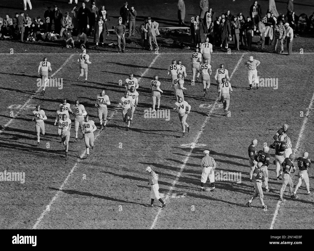 College football's twoplatoon system, shown in action during Nov. 27