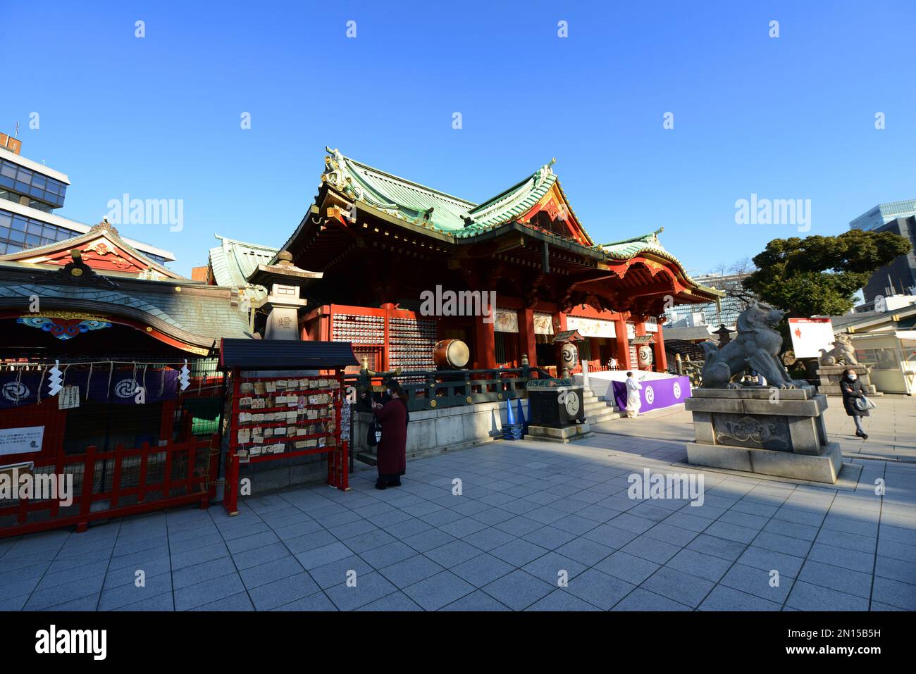 Kanda Myoujin Shrine in Akihabara, Tokyo, Japan. Stock Photo