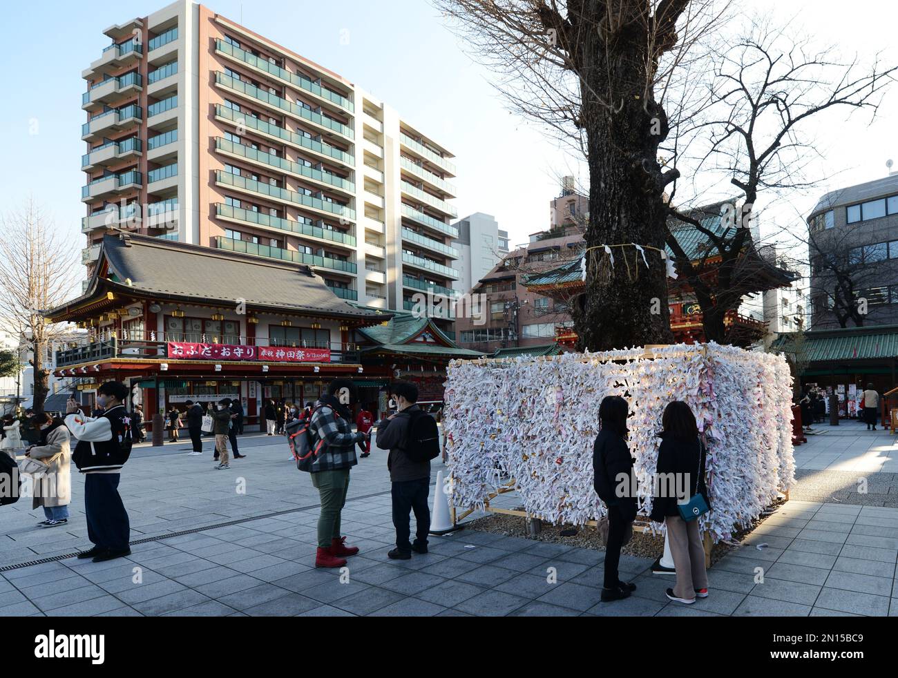 Kanda Myoujin Shrine in Akihabara, Tokyo, Japan. Stock Photo