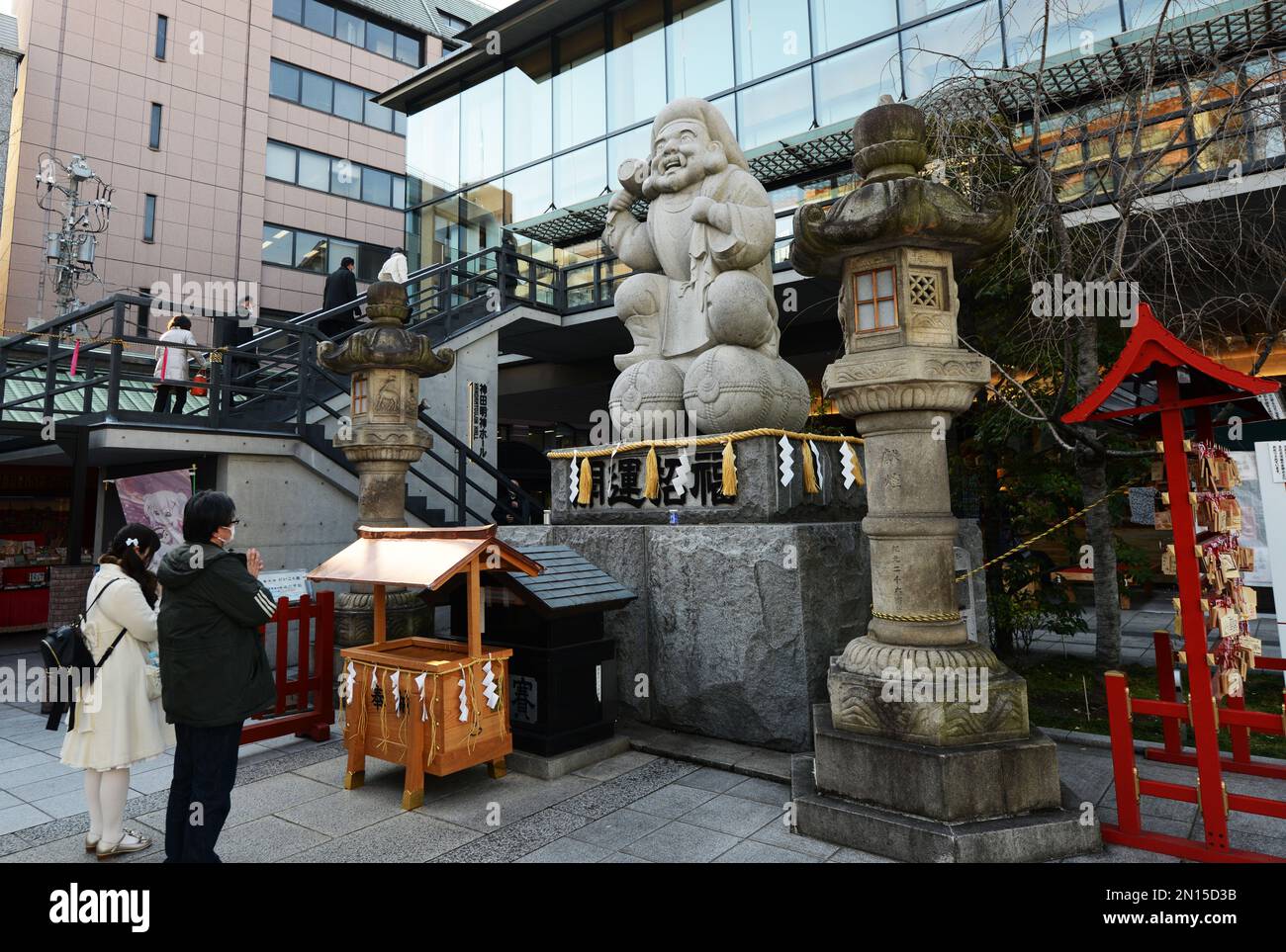 Kanda Myoujin Shrine in Akihabara, Tokyo, Japan. Stock Photo