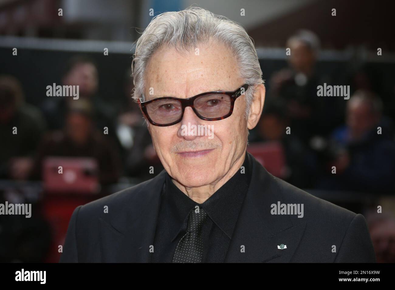 Harvey Keitel poses for photographers upon arrival at the premiere of the film 'Youth', as part