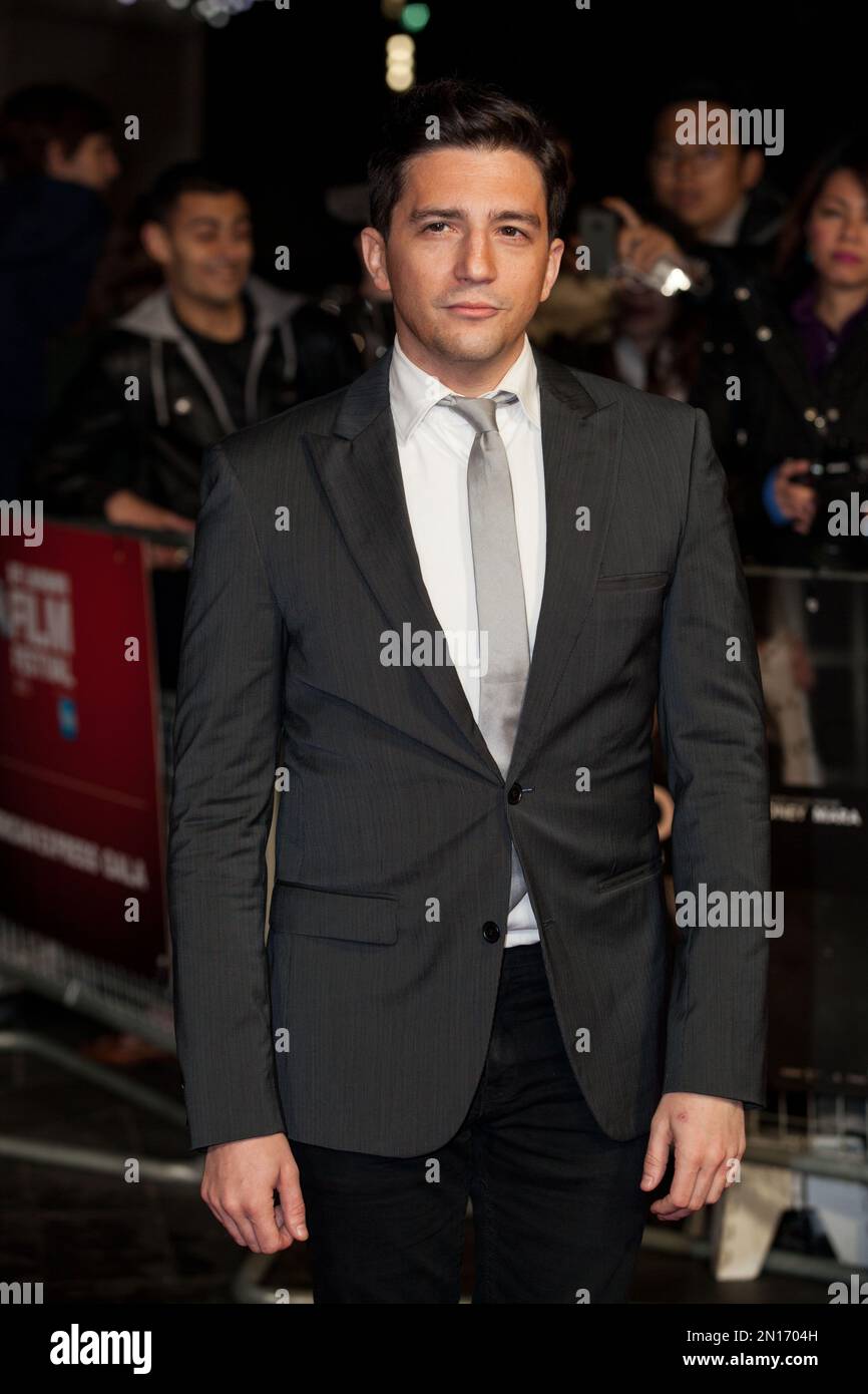 Actor John Magaro poses for photographers upon arrival at the Premiere