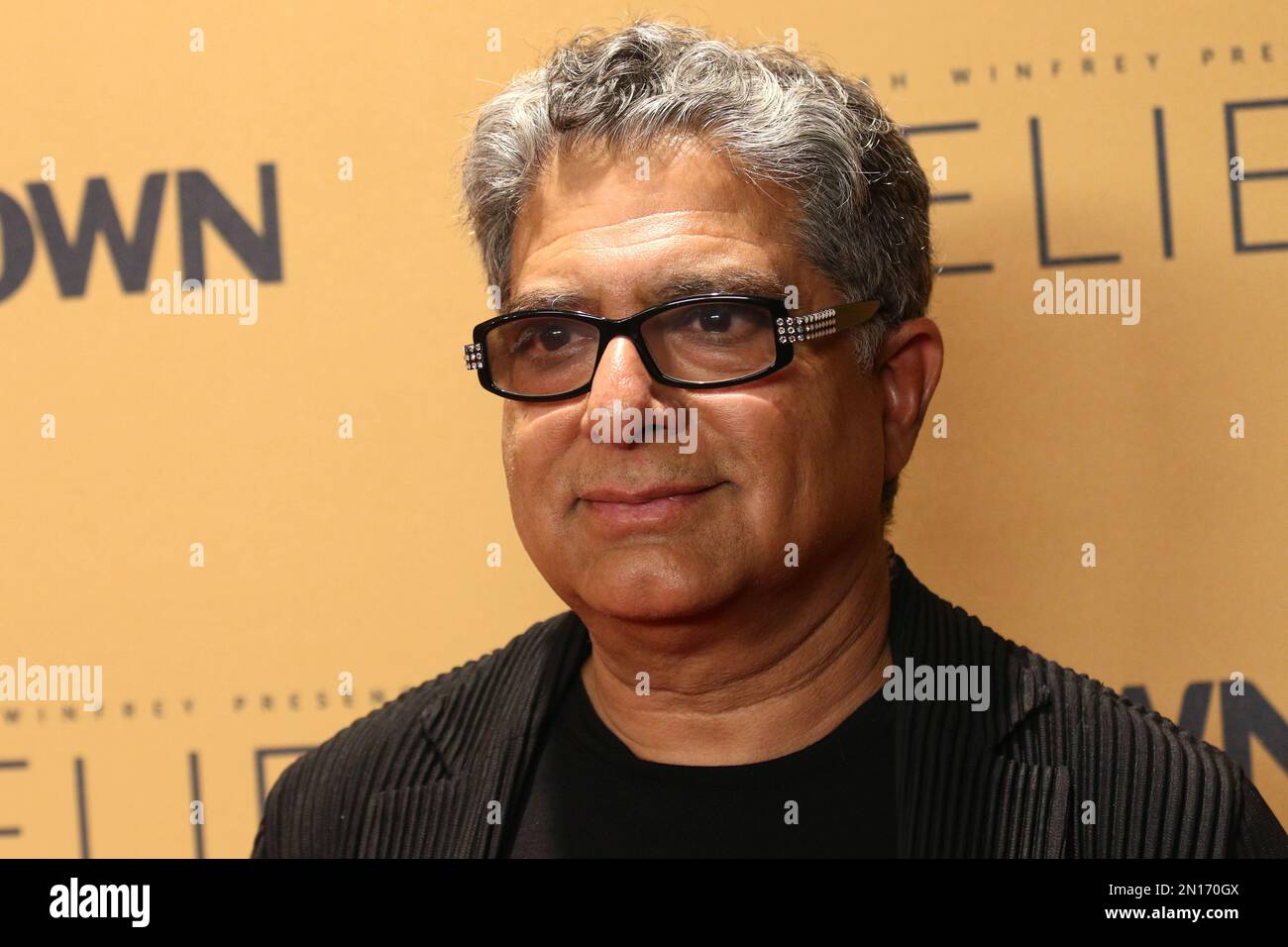 Dr. Deepak Chopra attends the premiere of the Oprah Winfrey Network's ...