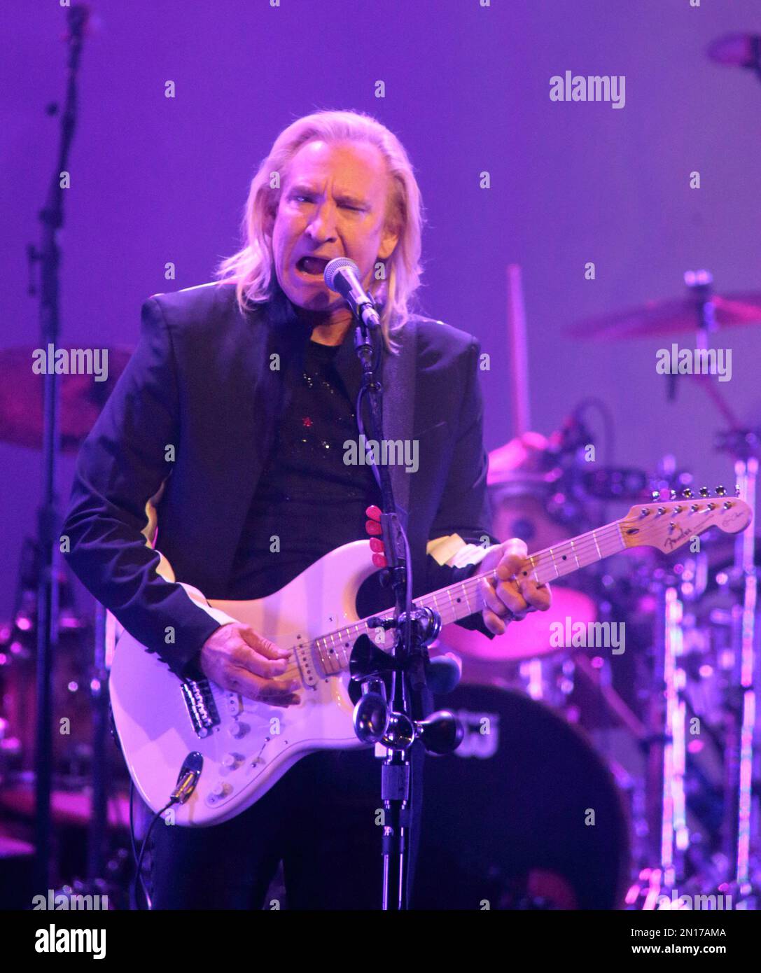 Joe Walsh of the band The Eagles performs solo in concert at The