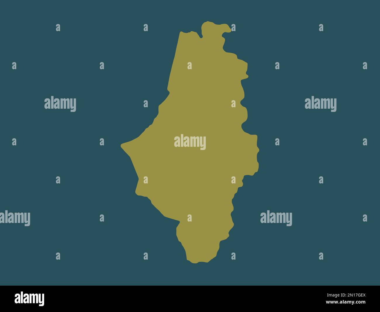 Caguas, municipality of Puerto Rico. Solid color shape Stock Photo Alamy