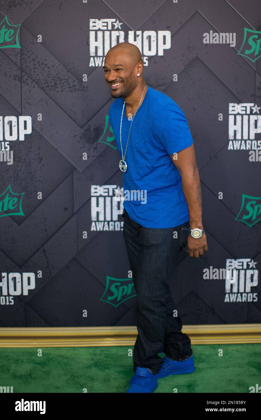 Big Tigger poses for a photo at the 2015 BET Hip Hop Awards, Friday ...