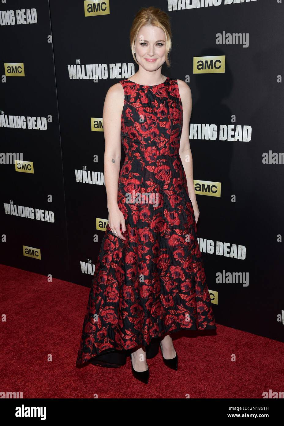 Alexandra Breckenridge attends AMC's "The Walking Dead" season six premiere fan event at Madison