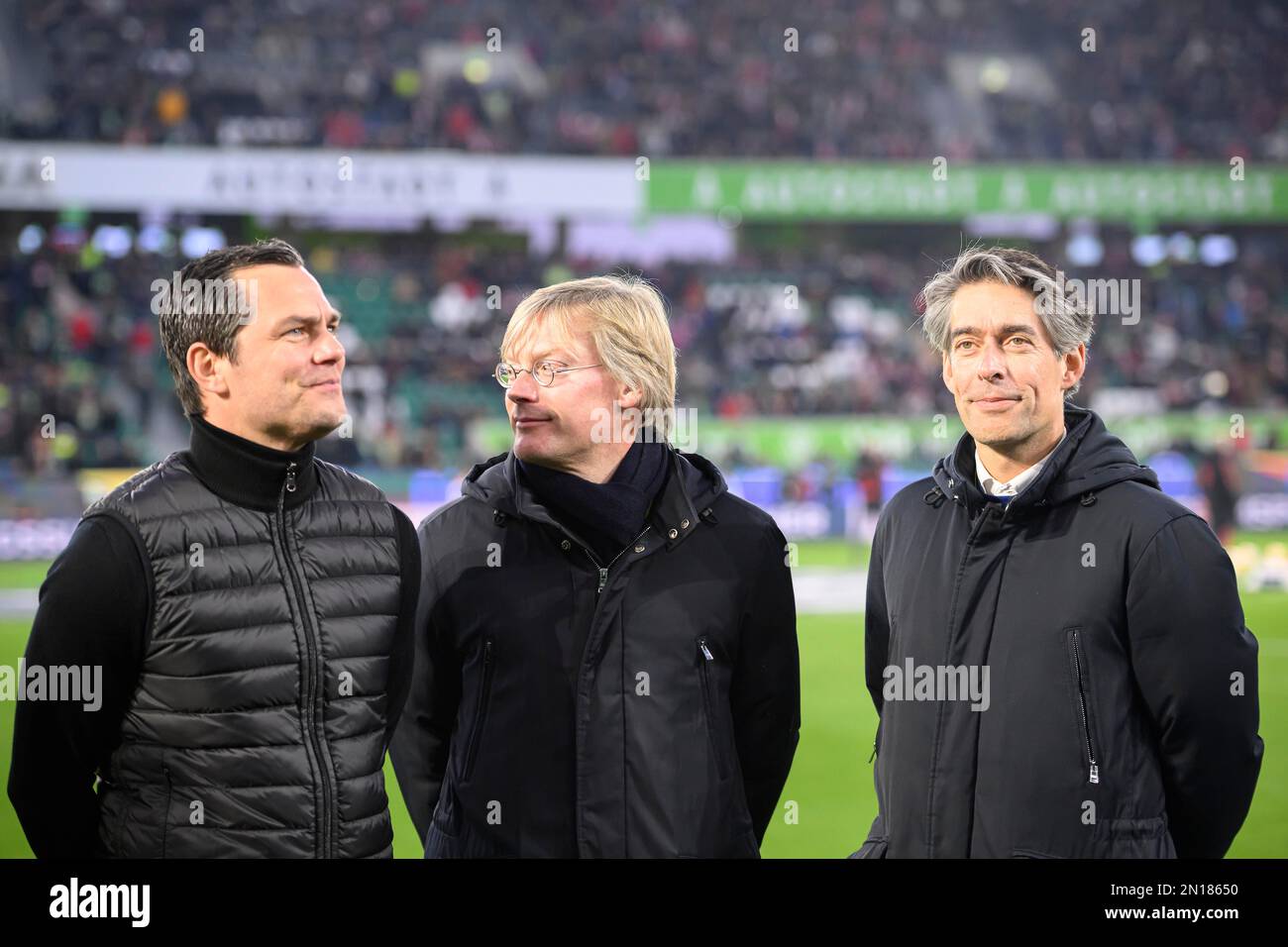 Wolfsburg, Deutschland. 05th Feb, 2023. left to right Marcel SCHAEFER ...