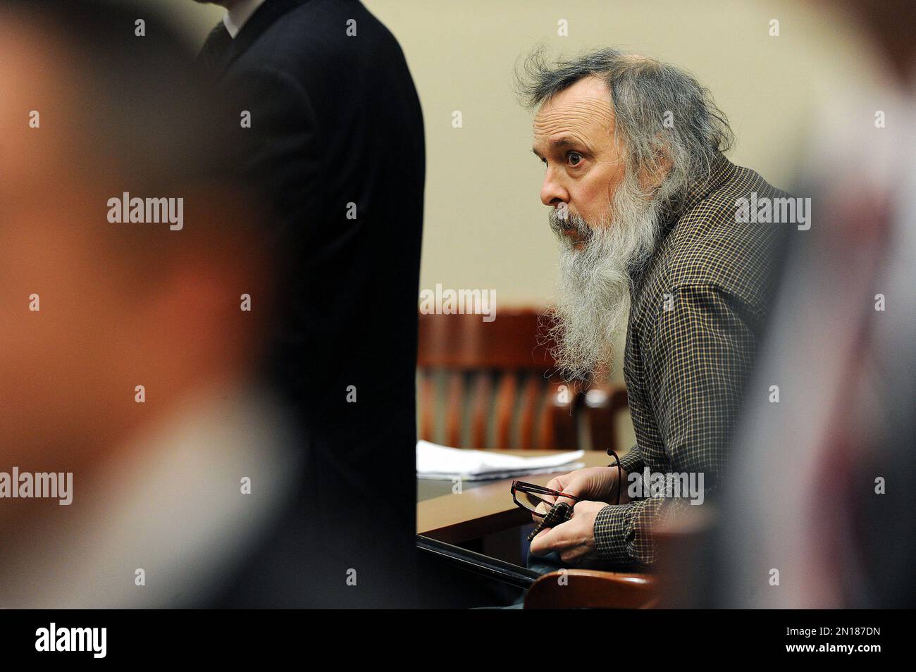 Charles Severance appears at his trial in Fairfax County Circuit Court