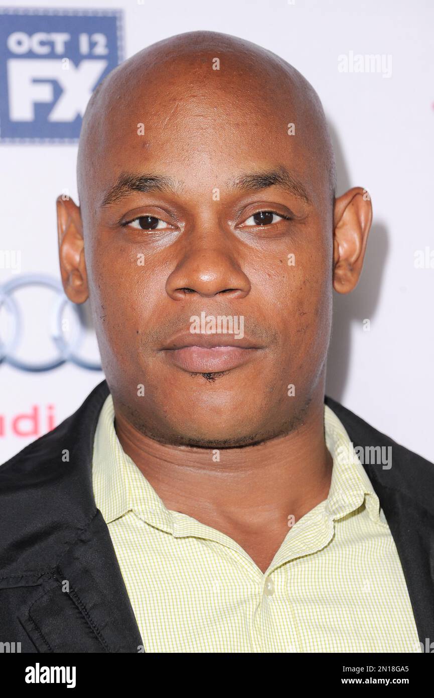 Actor Bokeem Woodbine arrives at the LA Premiere of "Fargo" Season two