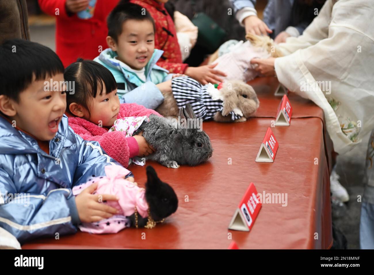 **CHINESE MAINLAND, HONG KONG, MACAU AND TAIWAN OUT** Children show ...