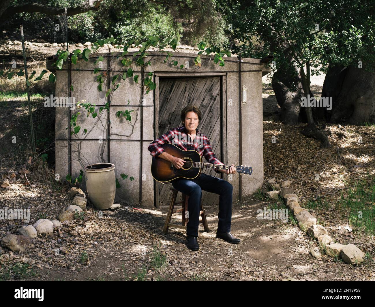 In this Thursday, Sept. 24, 2015 photo, musician John Fogerty poses for