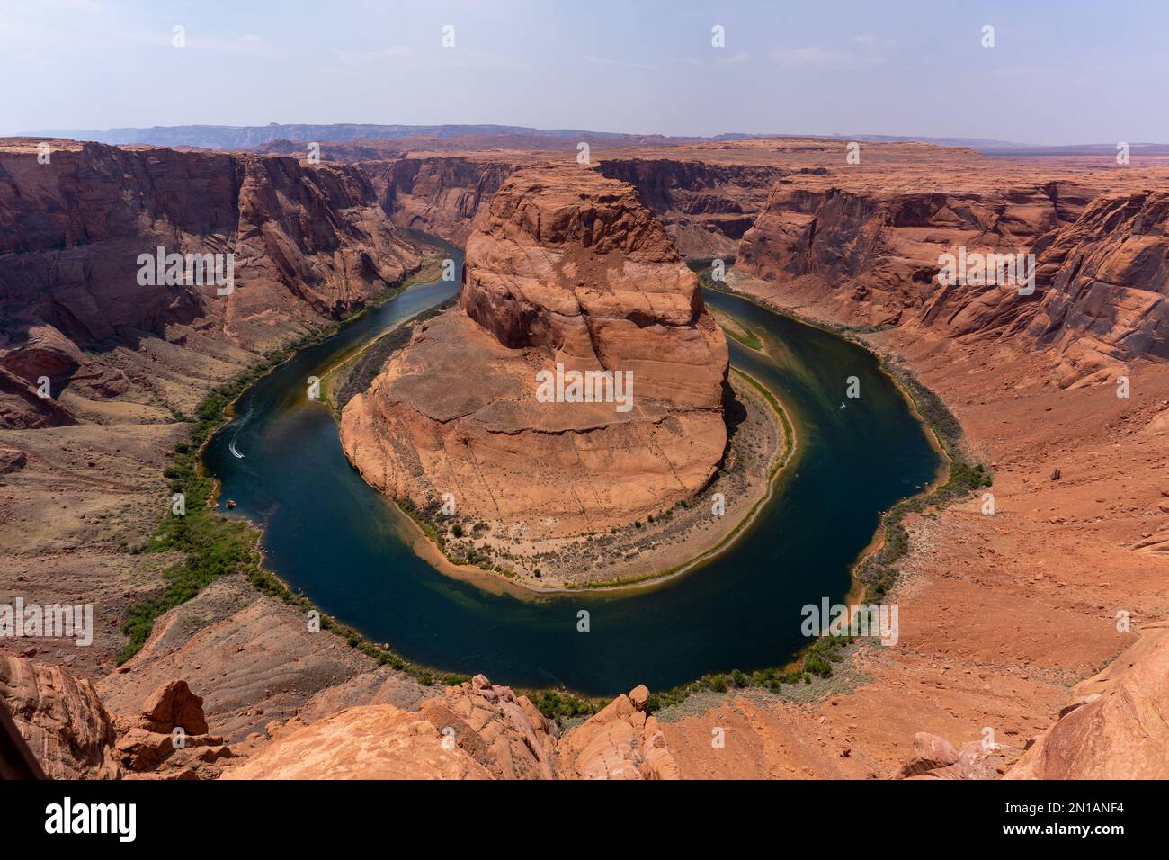 The Horseshoe Bend horseshoe-shaped incised meander of the Colorado ...