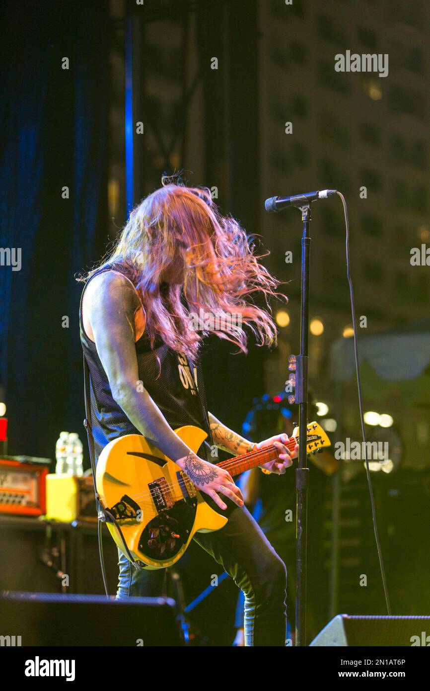 Laura Jane Grace of Against Me! performs during the Life is Beautiful ...