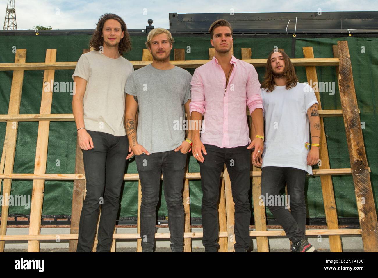 Rubin Pollock, from left, Daniel Kristjansson, JJ Julius Son, and David