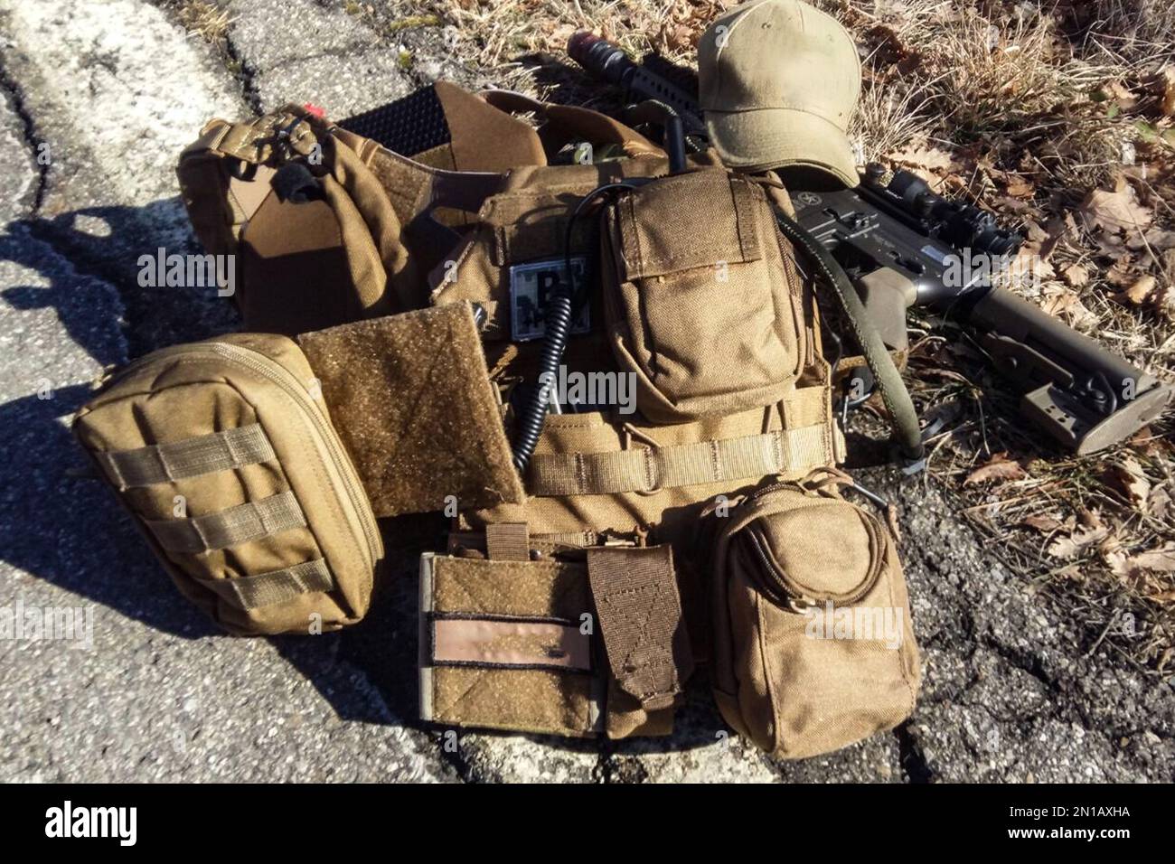 personal military equipment of soldiers Stock Photo Alamy