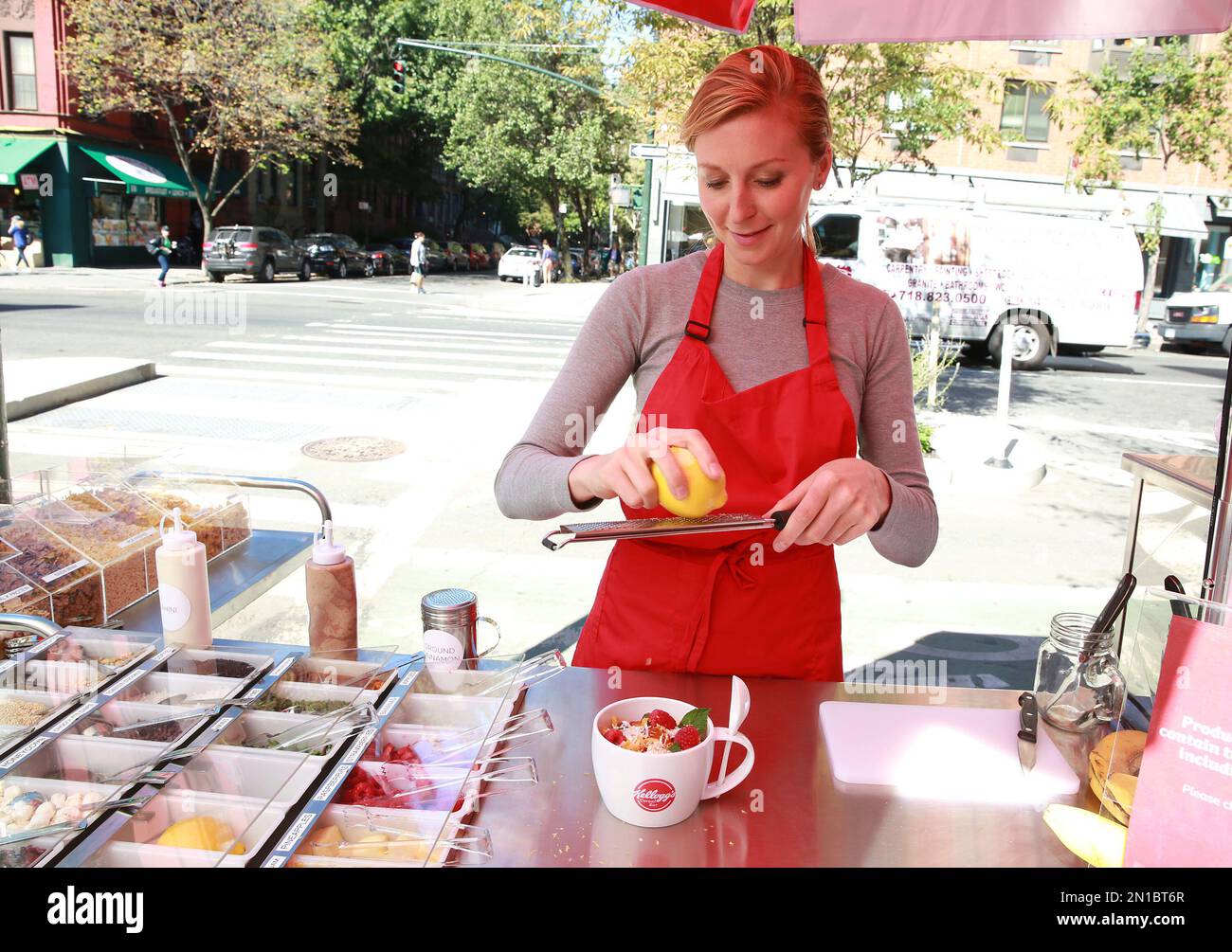 IMAGE DISTRIBUTED FOR KELLOGG'S Chef, owner and founder of Milk Bar, Christina Tosi, serves up