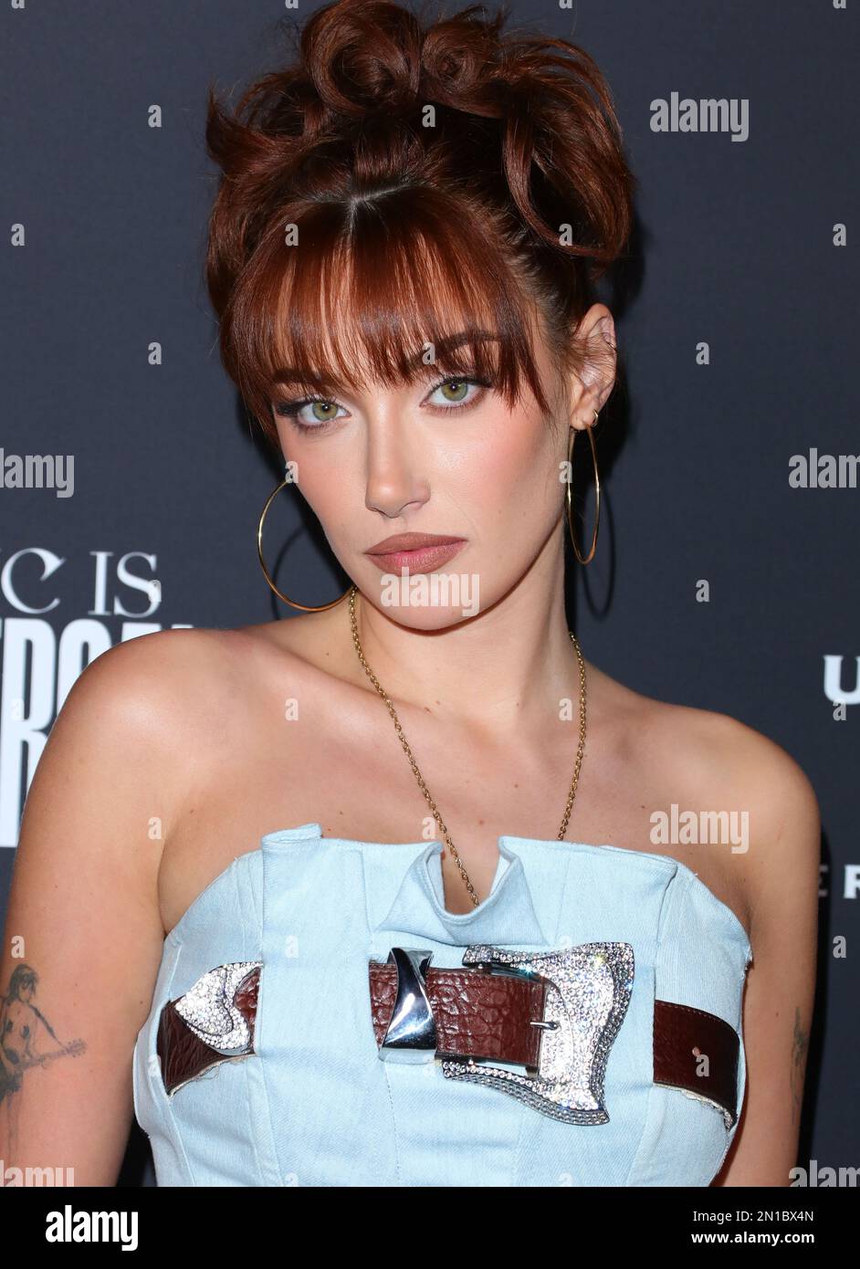 Olivia O'Brien arrives at Universal Music Group 2023 After Party