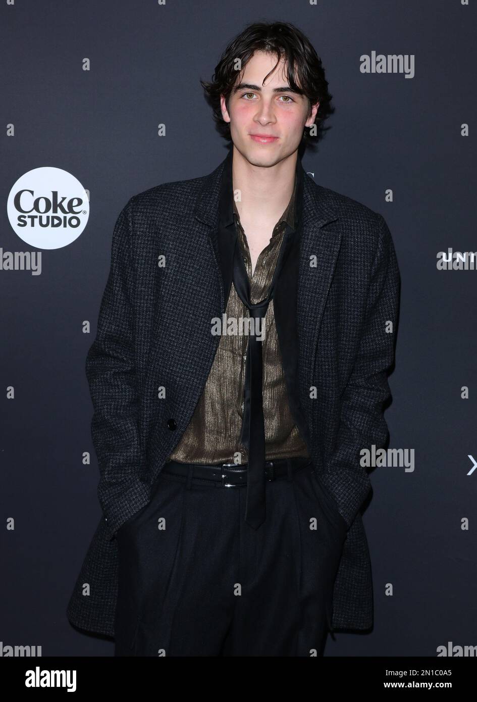 Los Angeles, USA. 06th Feb, 2023. Aiden Bisset arrives at Universal ...