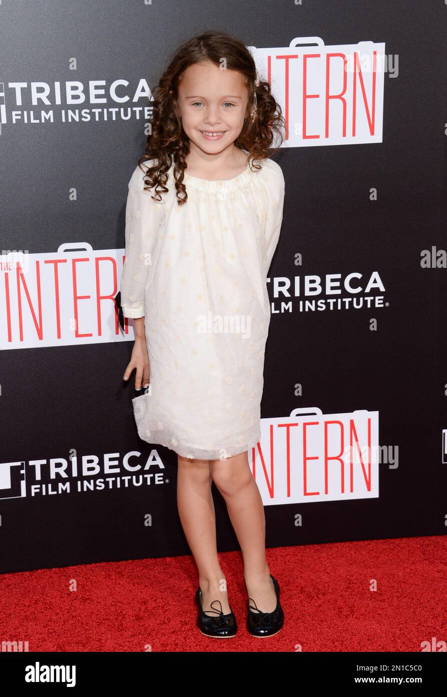 JoJo Kushner attends the premiere of “The Intern” at the Ziegfeld