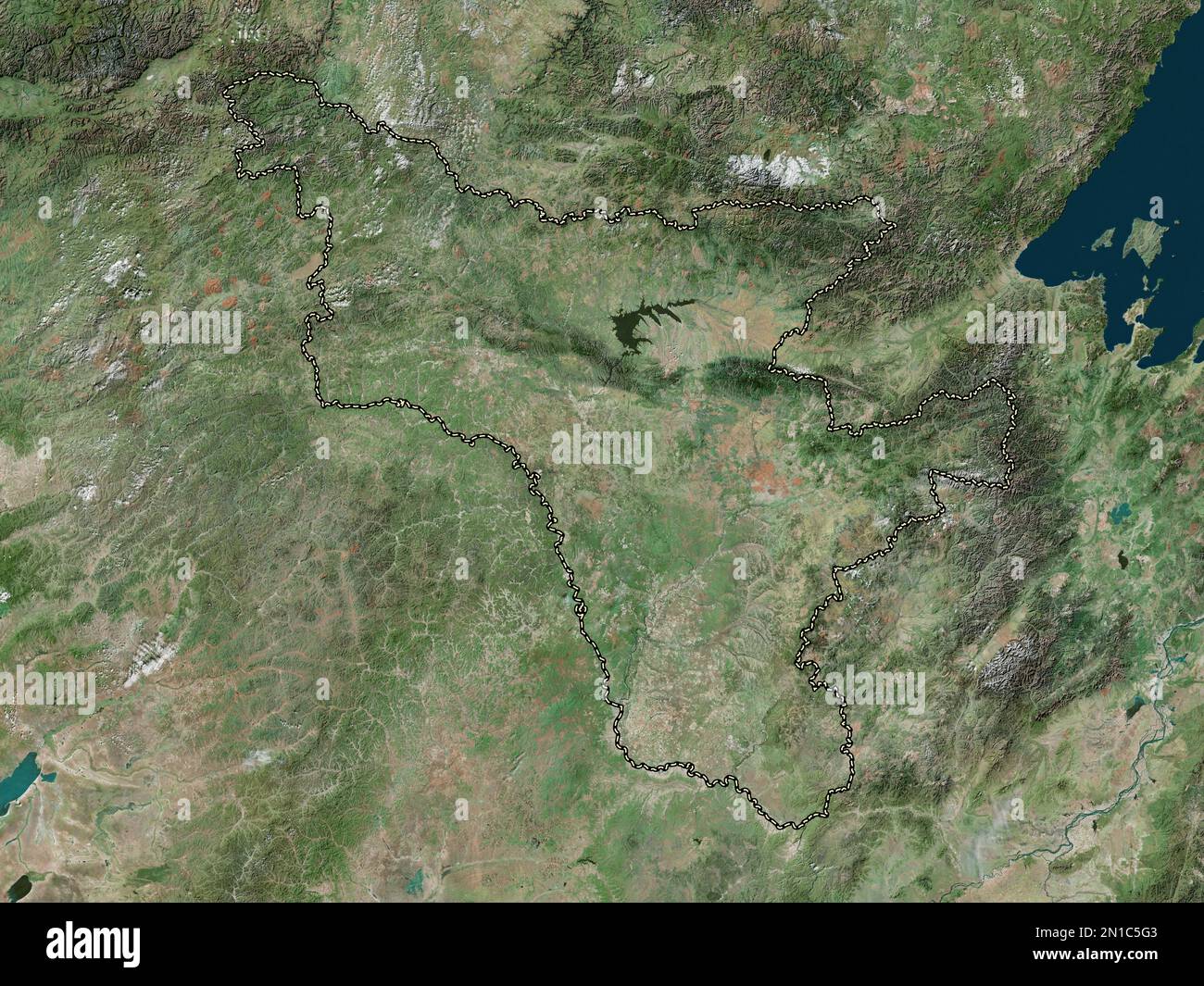 Amur, region of Russia. High resolution satellite map Stock Photo Alamy