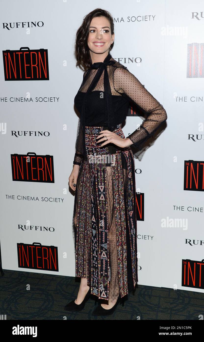 Actress Anne Hathaway attends a special screening of 