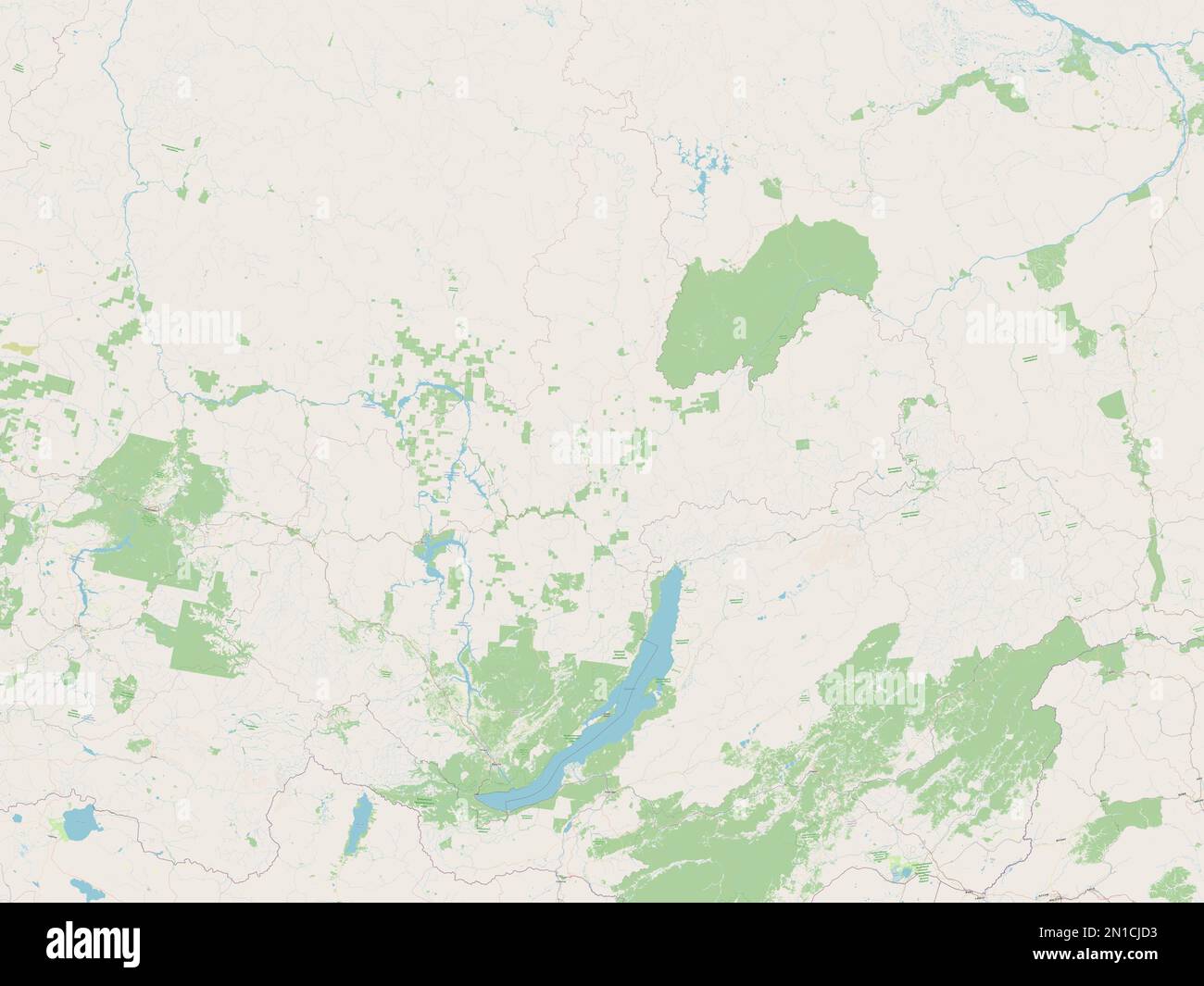 Irkutsk, region of Russia. Open Street Map Stock Photo - Alamy