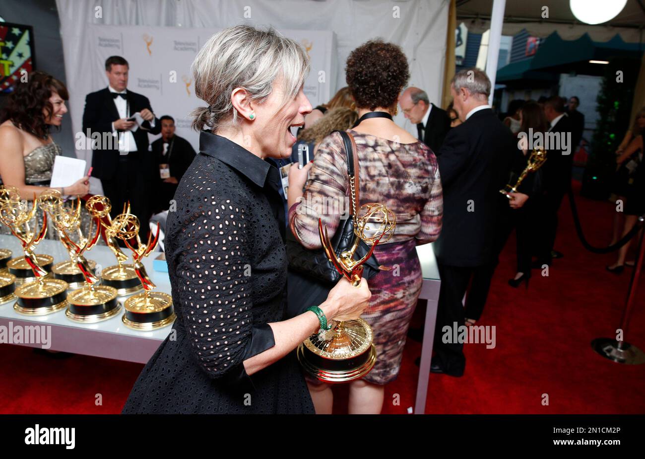 EXCLUSIVE Frances McDormand picks up her award for outstanding lead