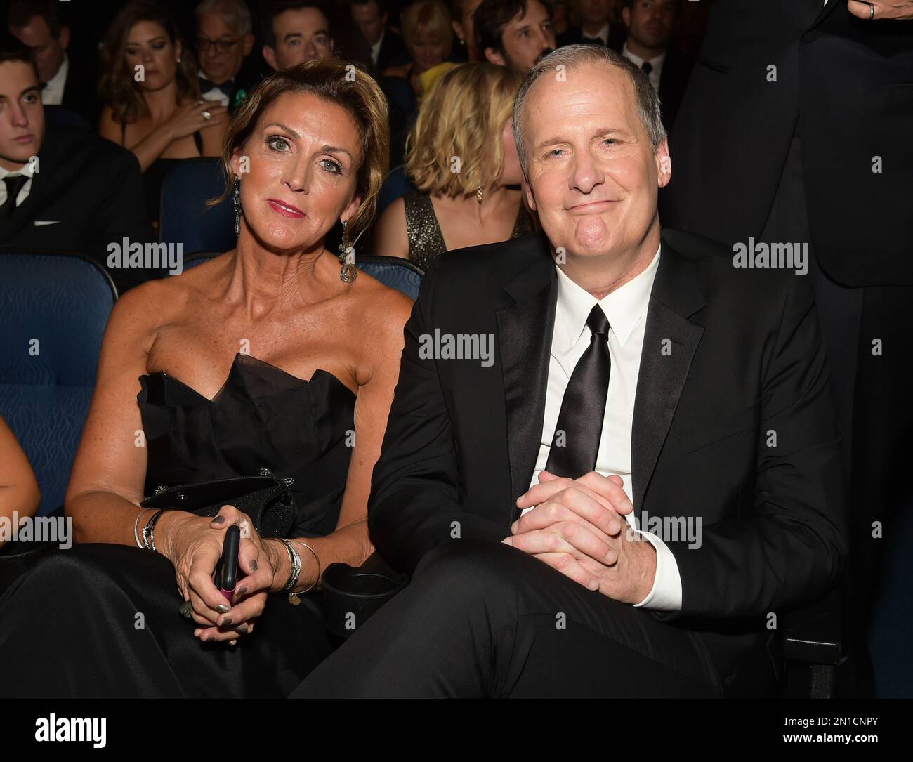 EXCLUSIVE Kathleen Rosemary Treado, left, and Jeff Daniels attend the