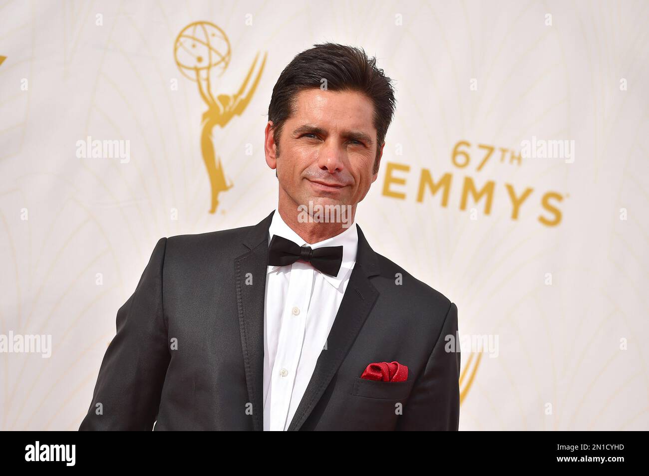 John Stamos arrives at the 67th Primetime Emmy Awards on Sunday, Sept ...