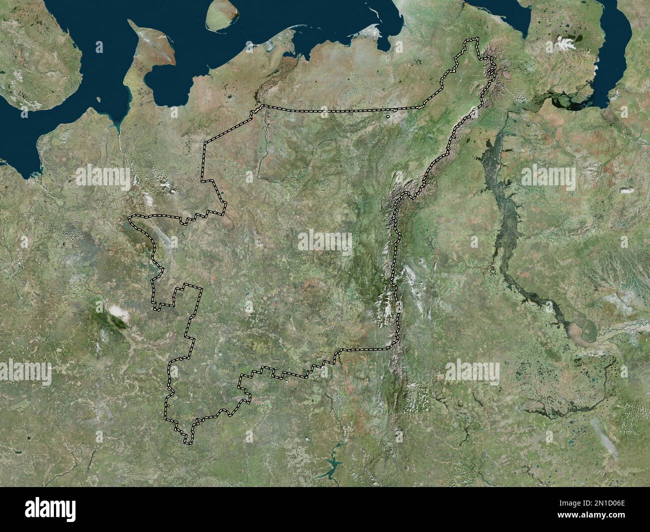 Komi, republic of Russia. High resolution satellite map Stock Photo - Alamy
