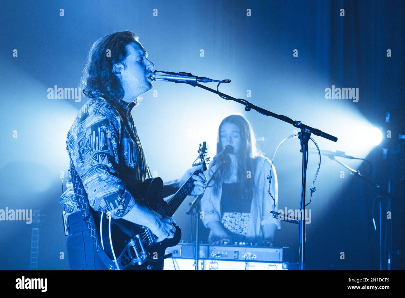 Copenhagen, Denmark. 05th Feb, 2023. The Australian indie rock band The Paper Kites performs a