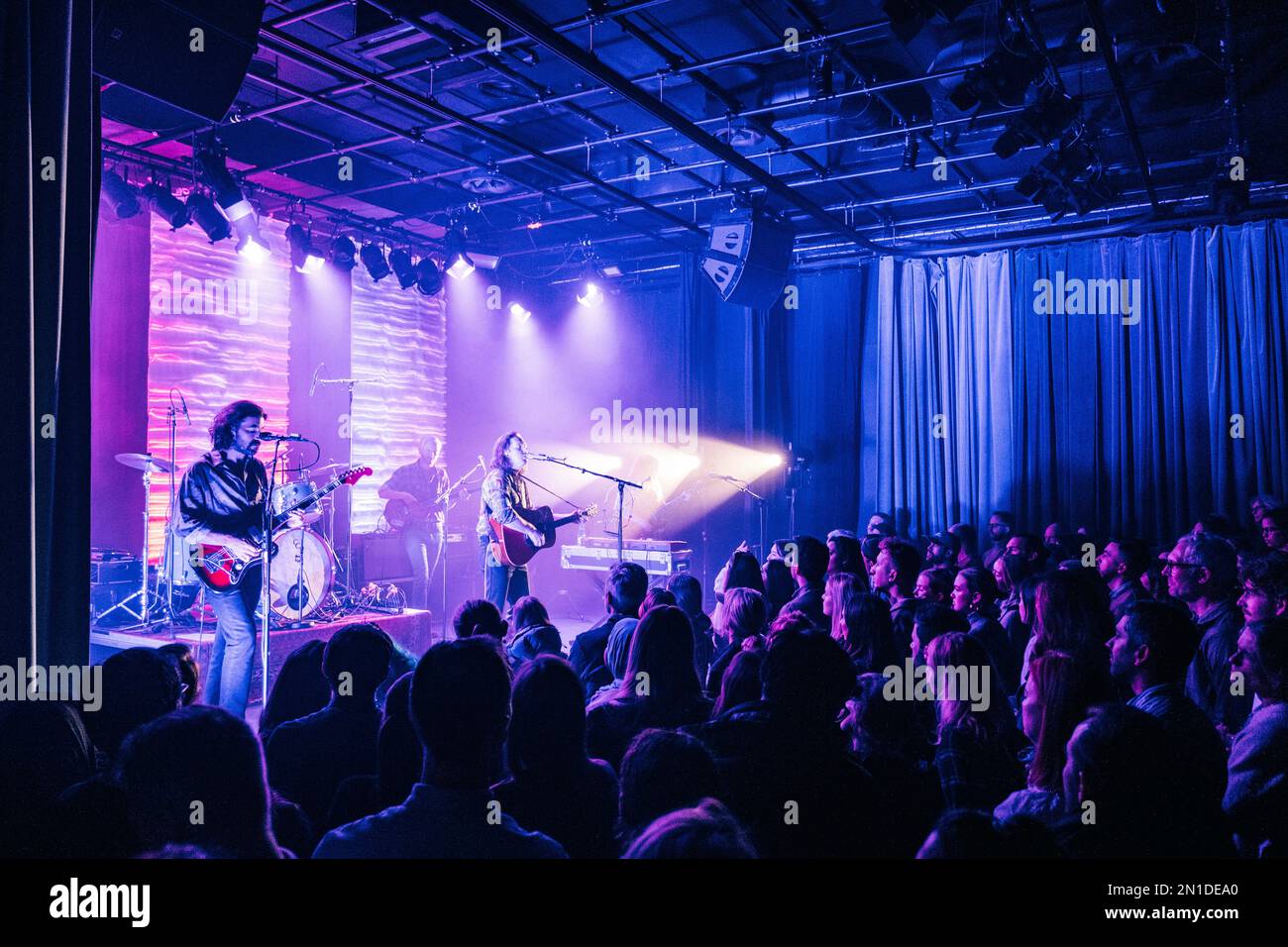 Copenhagen, Denmark. 05th Feb, 2023. The Australian indie rock band The Paper Kites performs a