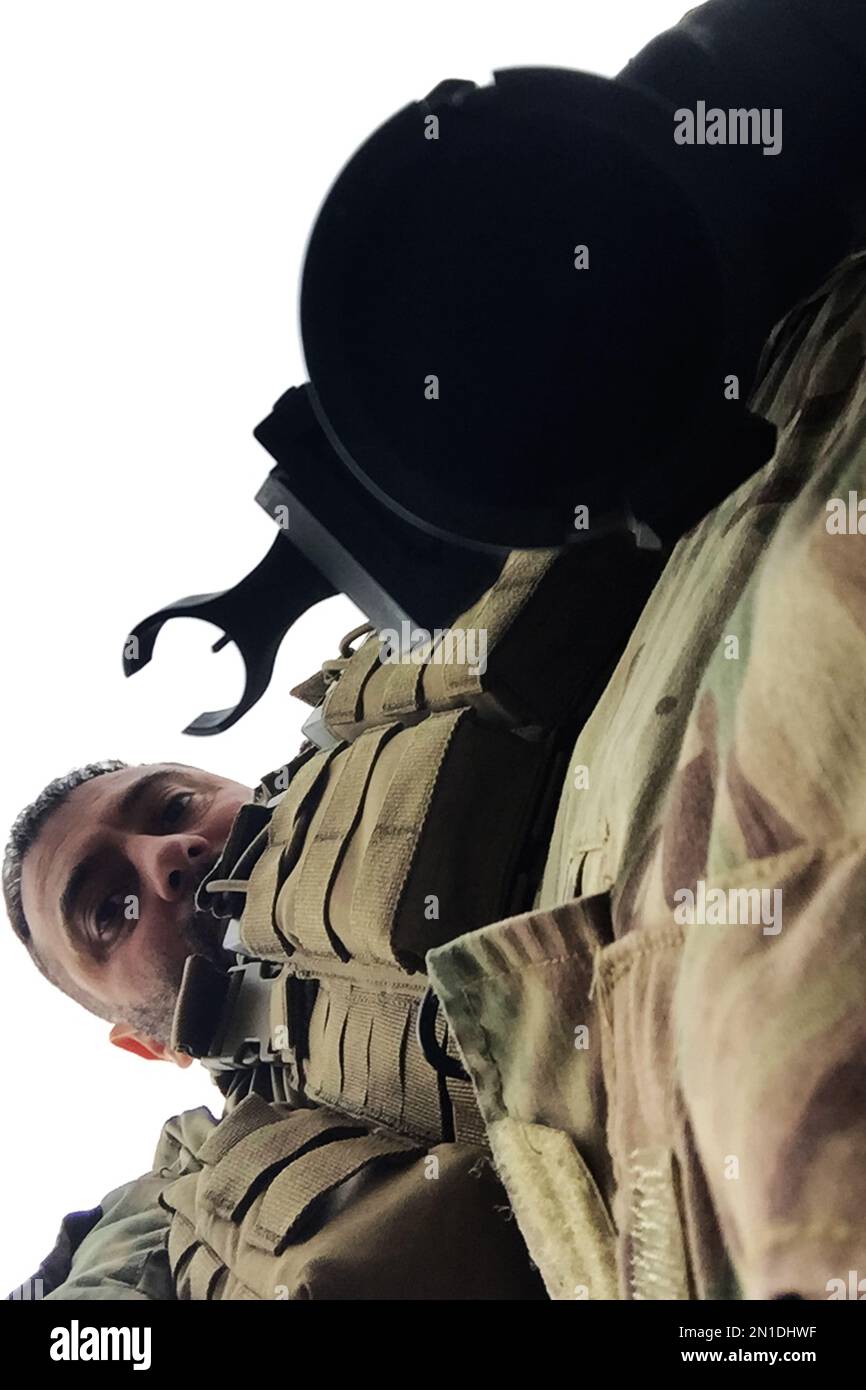 soldier selfie while he is fighting war Stock Photo Alamy