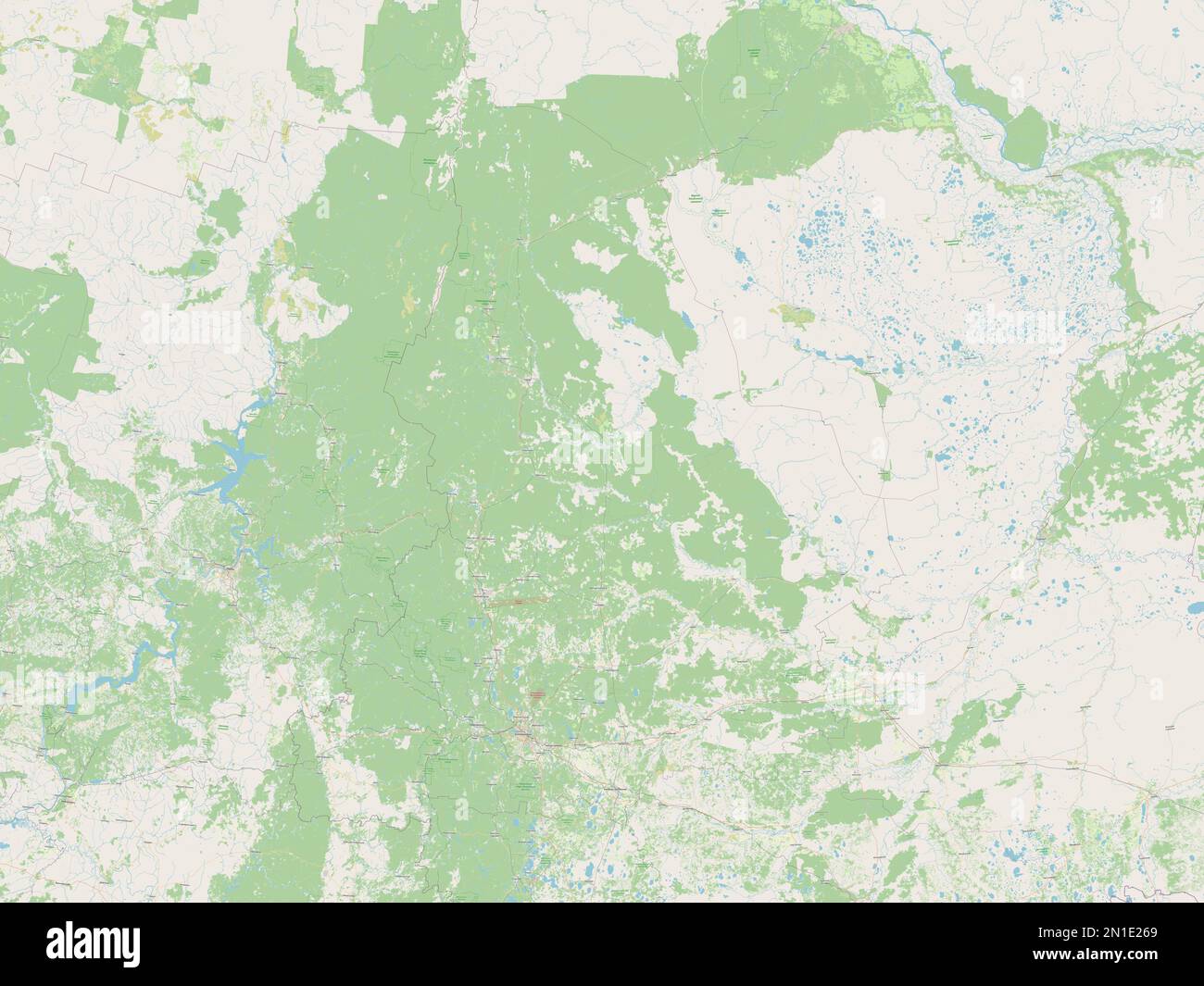 Sverdlovsk, region of Russia. Open Street Map Stock Photo - Alamy