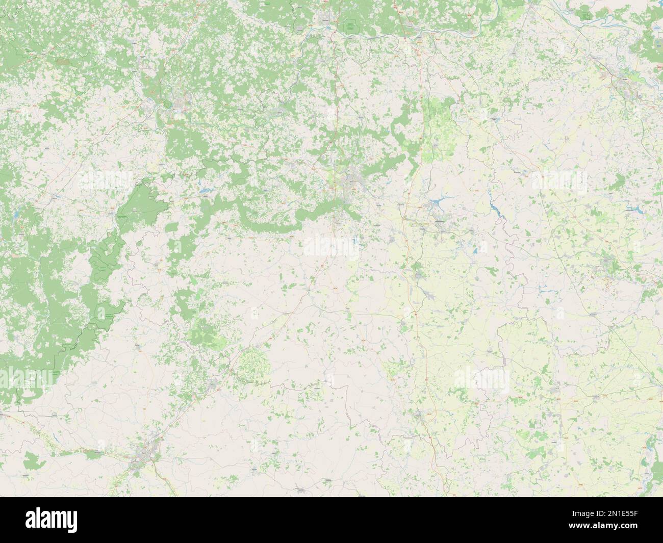 Tula, region of Russia. Open Street Map Stock Photo - Alamy