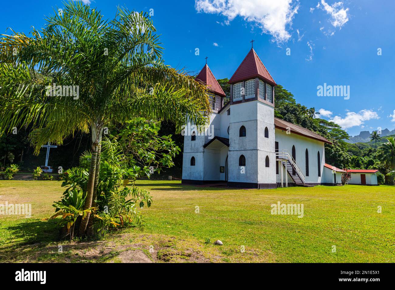 Eglise de la sainte famille moorea hires stock photography and images