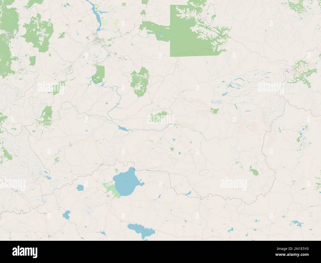 Tuva, republic of Russia. Open Street Map Stock Photo - Alamy