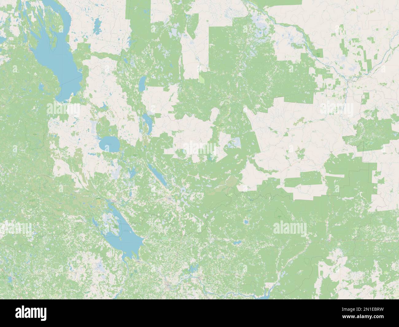 Vologda, region of Russia. Open Street Map Stock Photo - Alamy