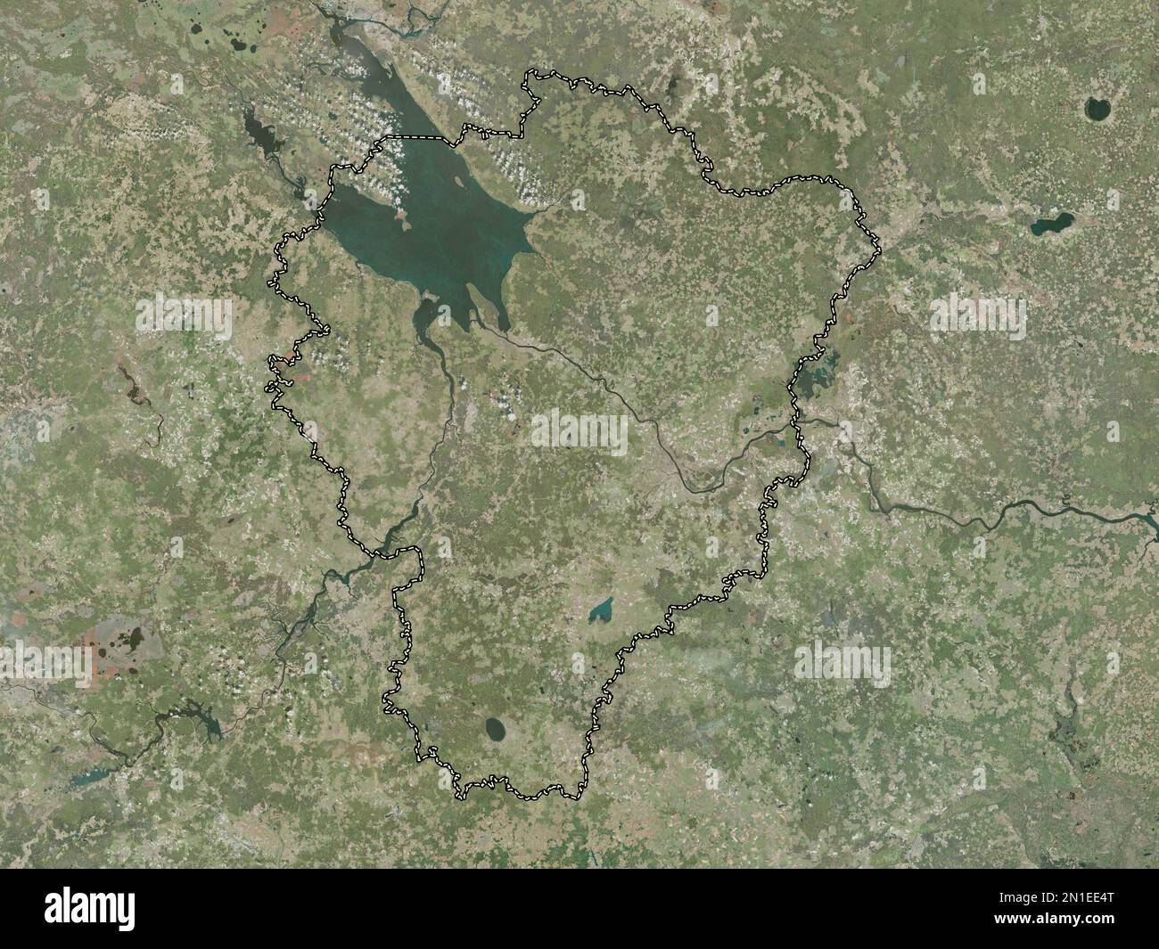 Yaroslavl', region of Russia. High resolution satellite map Stock Photo ...
