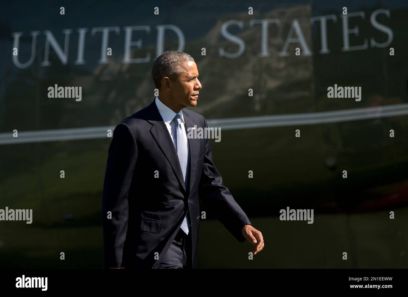Obama Walter Reed President Barack Obama arrives back at the White House in Washington ...