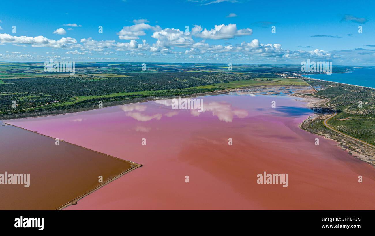 Hutt lagoon aerial hi-res stock photography and images - Alamy
