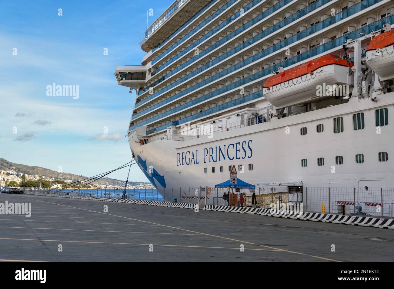 Regal Princess cruise ship docked at the Port of Messina, Italy ...